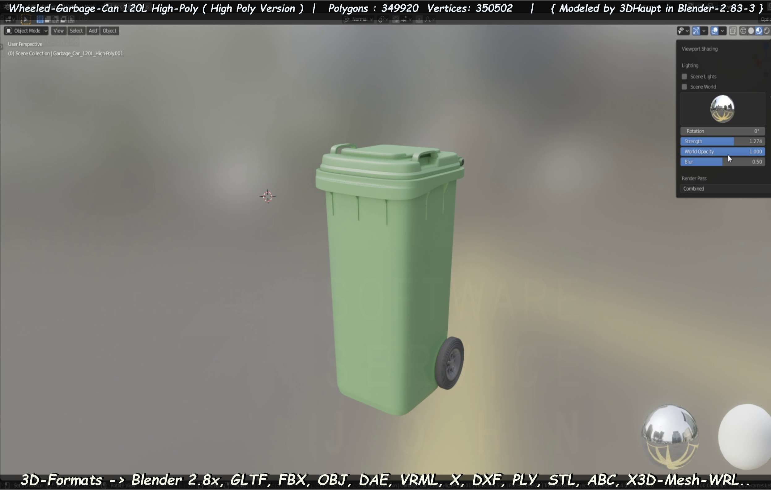 Wheeled-Garbage-Can 120L High-Poly 3D model_72