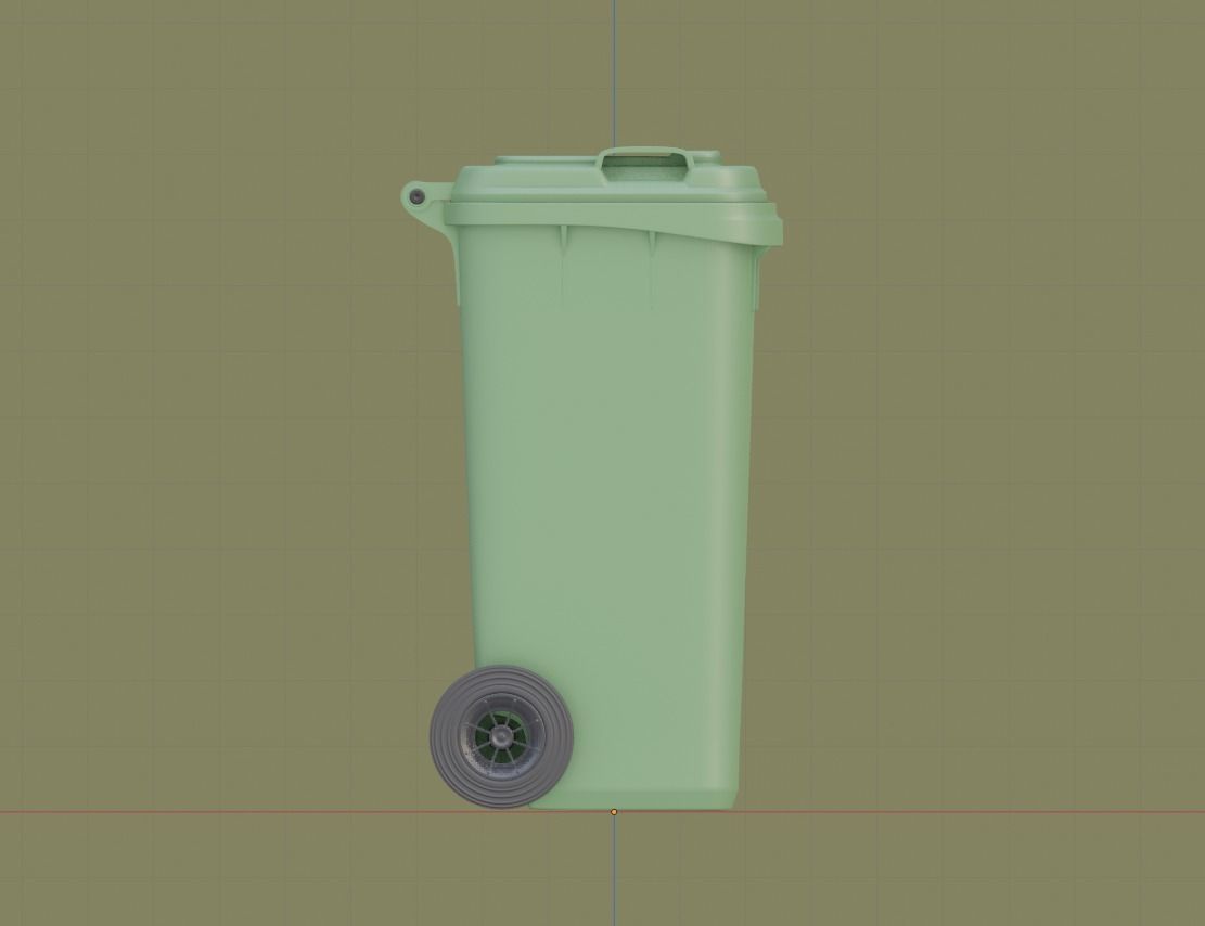 Wheeled-Garbage-Can 120L High-Poly 3D model_4