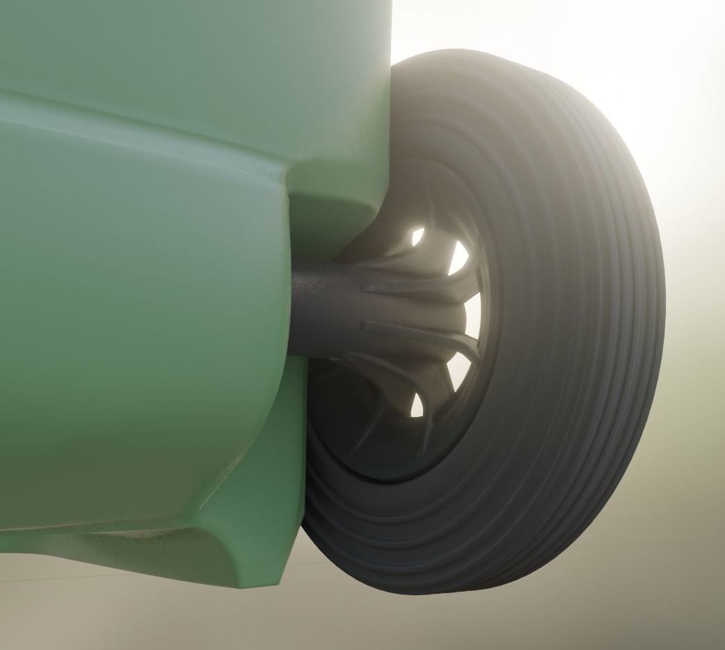 Wheeled-Garbage-Can 120L High-Poly 3D model_9