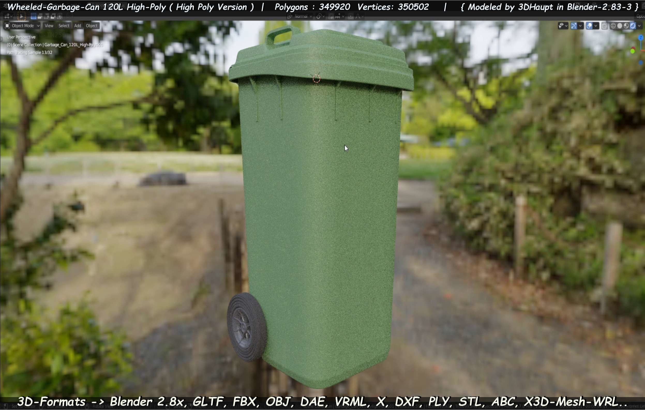 Wheeled-Garbage-Can 120L High-Poly 3D model_21