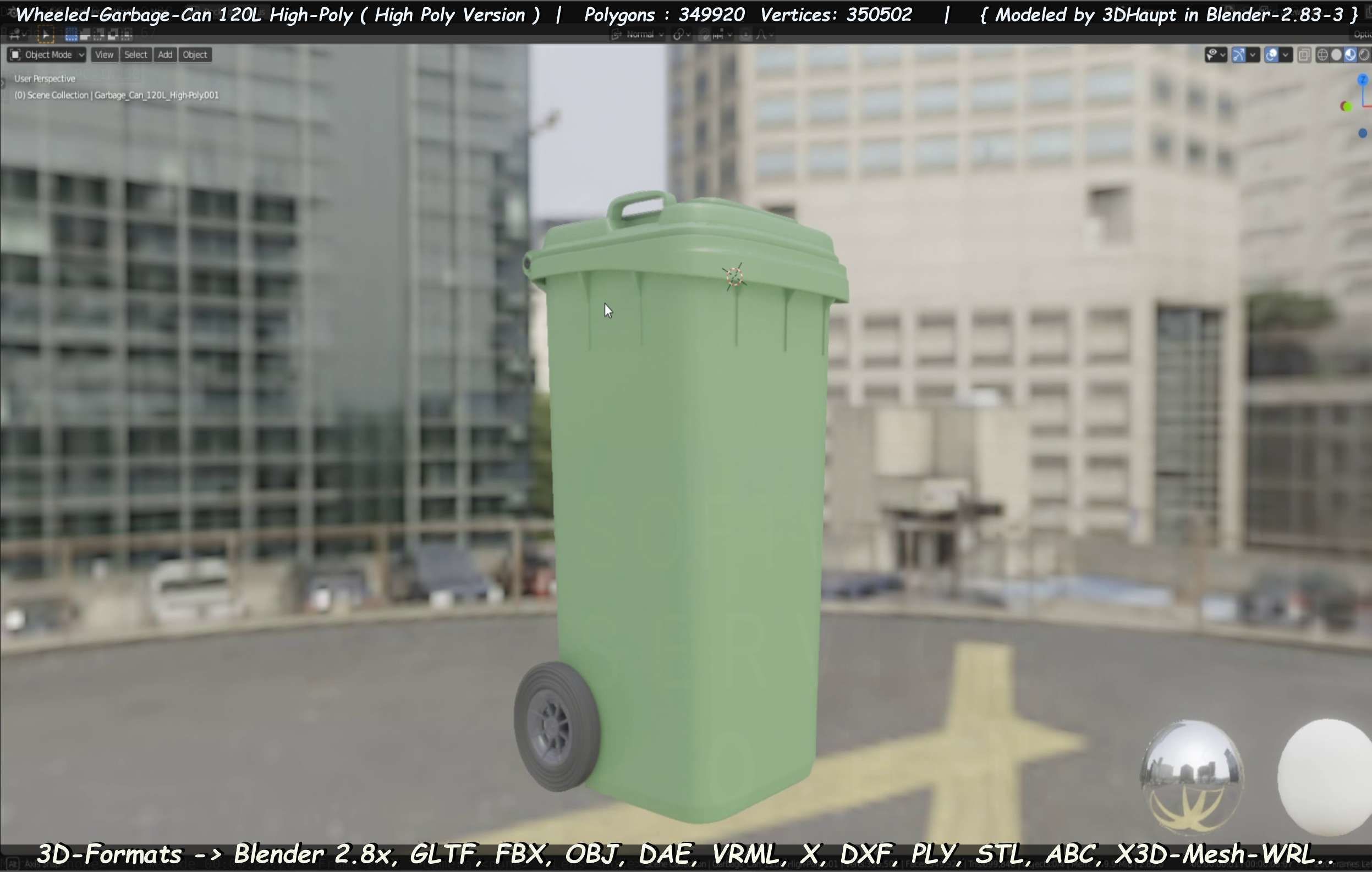 Wheeled-Garbage-Can 120L High-Poly 3D model_63