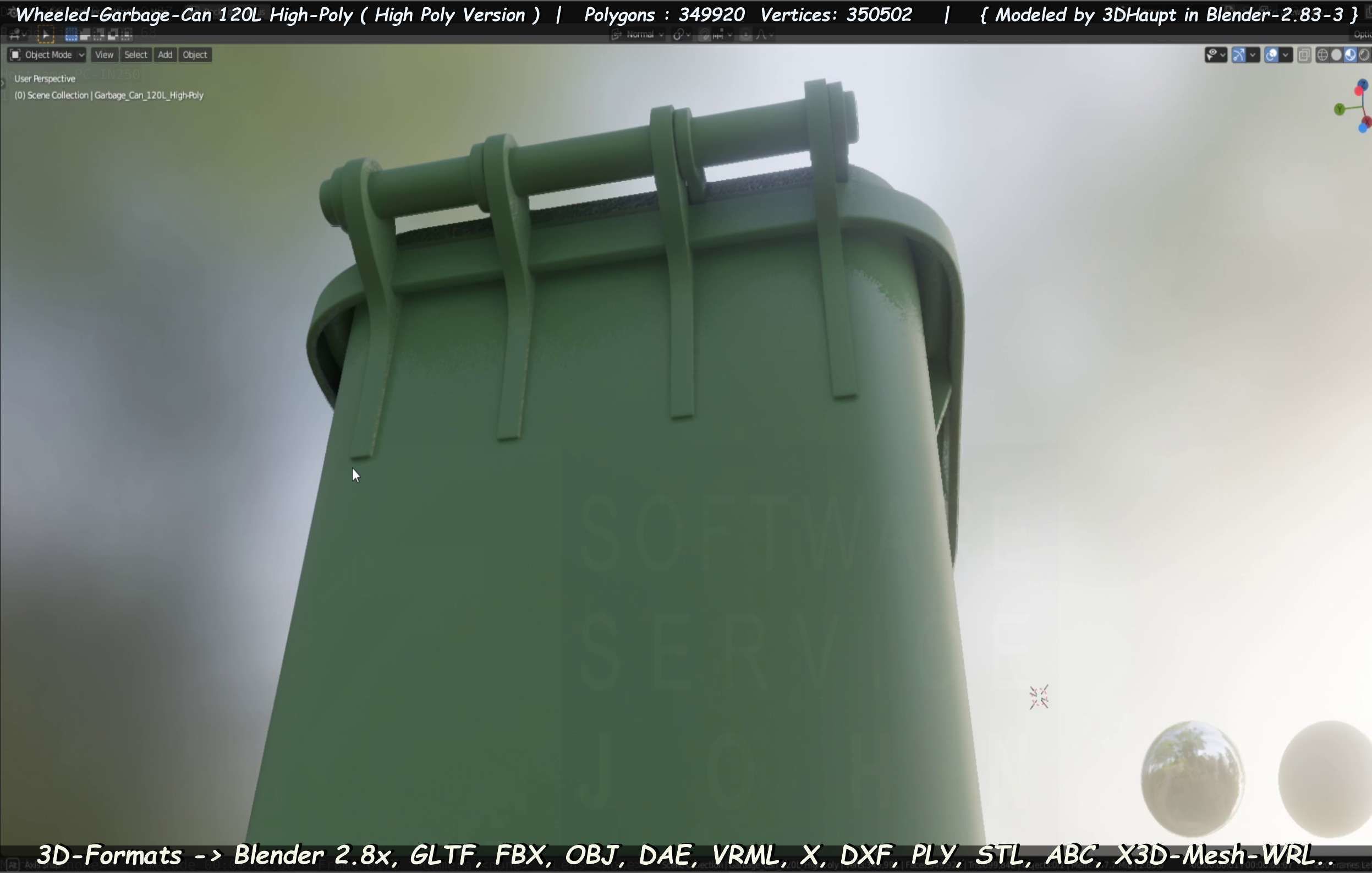 Wheeled-Garbage-Can 120L High-Poly 3D model_42