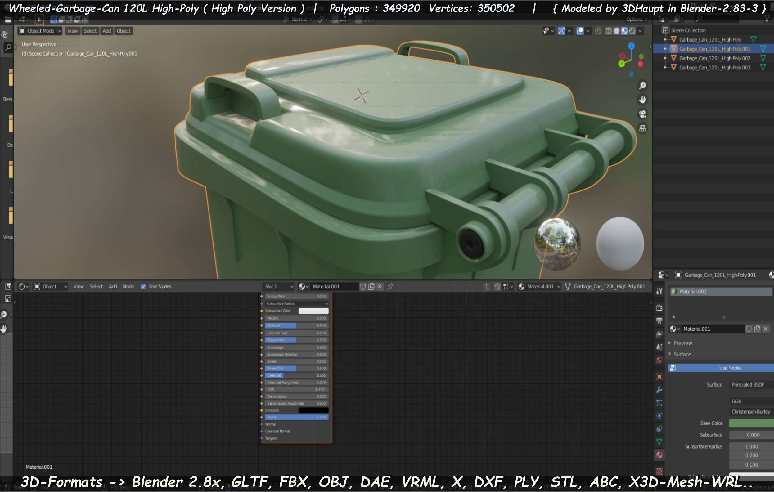 Wheeled-Garbage-Can 120L High-Poly 3D model_68