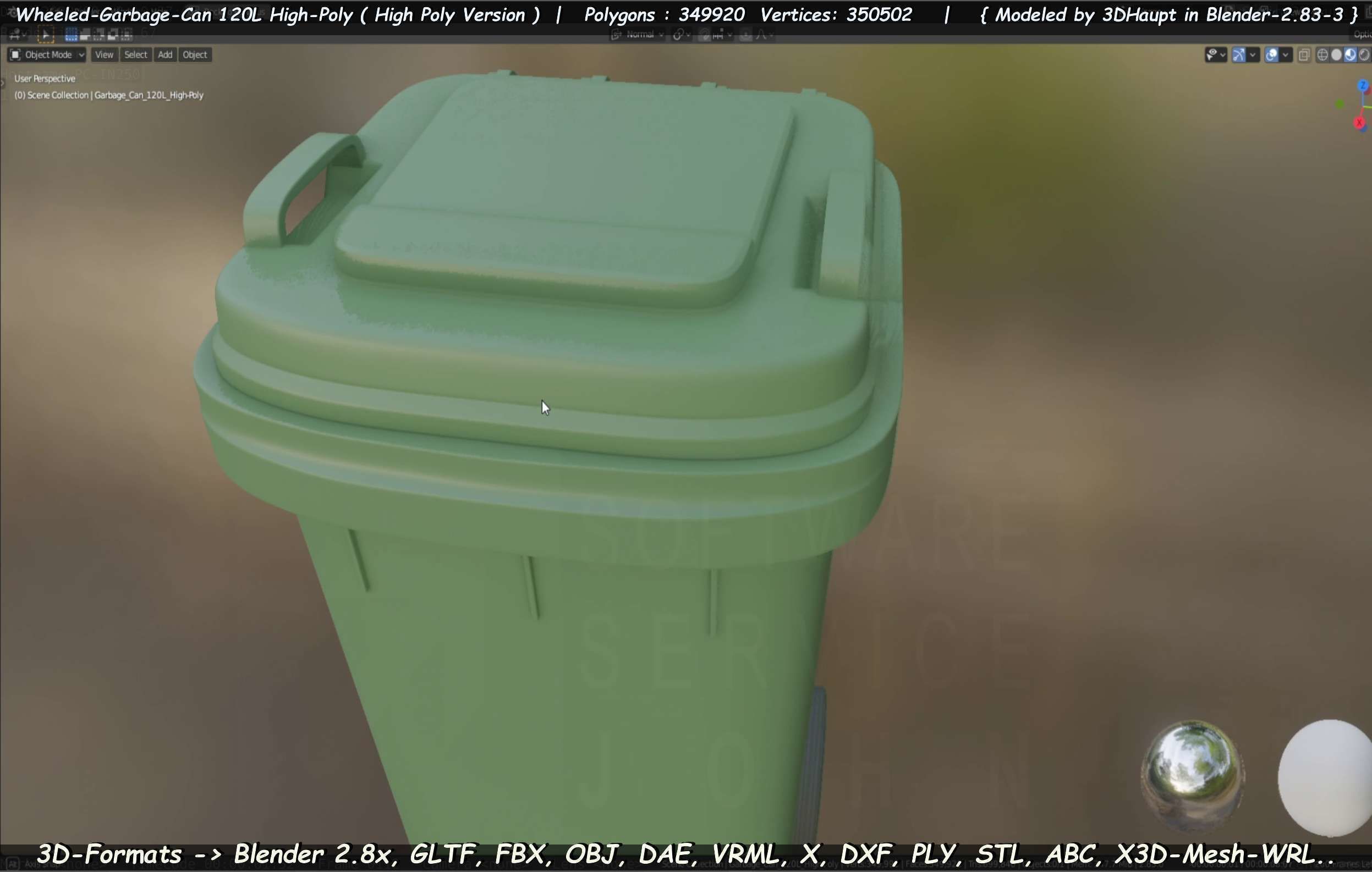 Wheeled-Garbage-Can 120L High-Poly 3D model_39