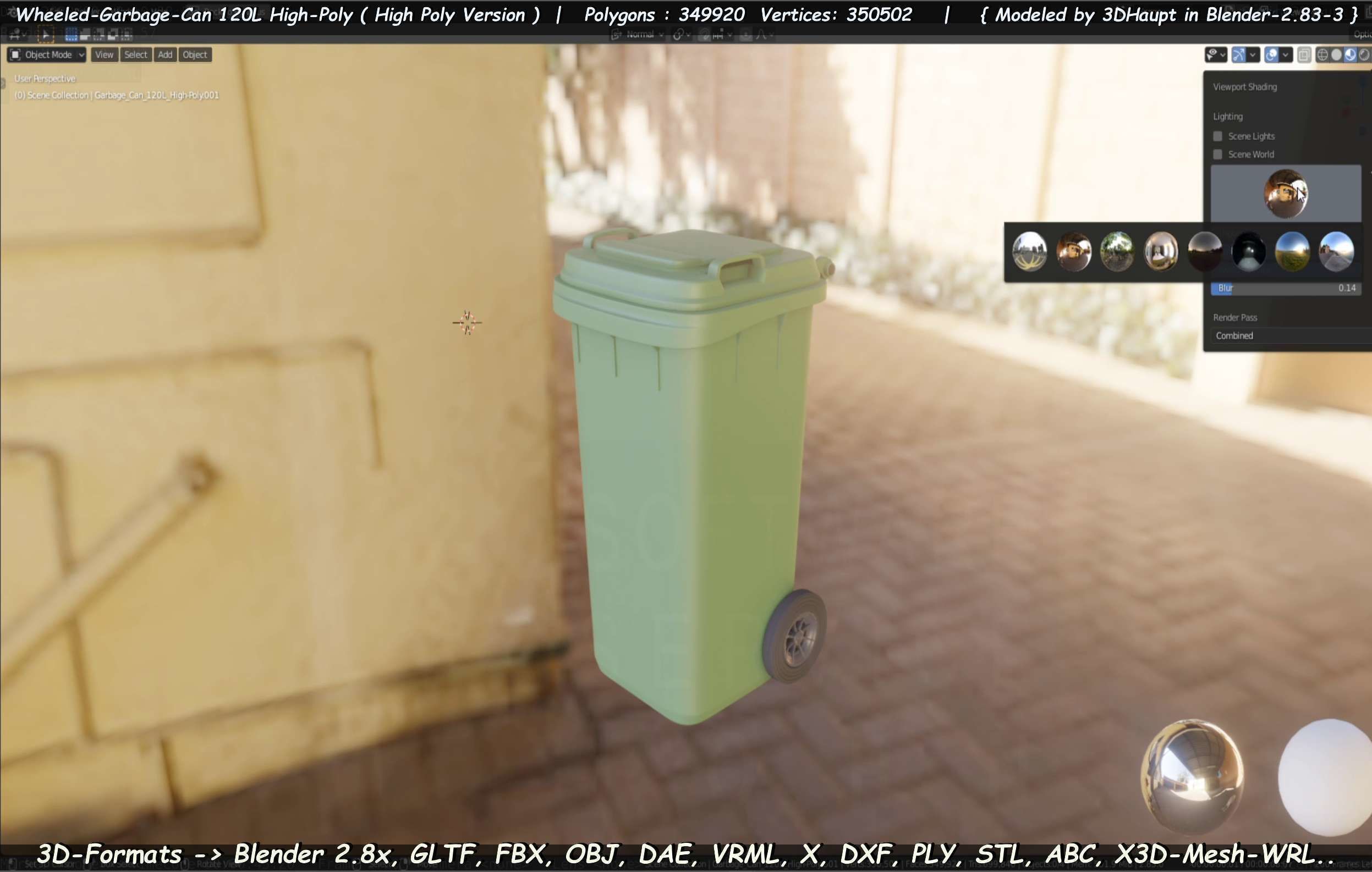Wheeled-Garbage-Can 120L High-Poly 3D model_65