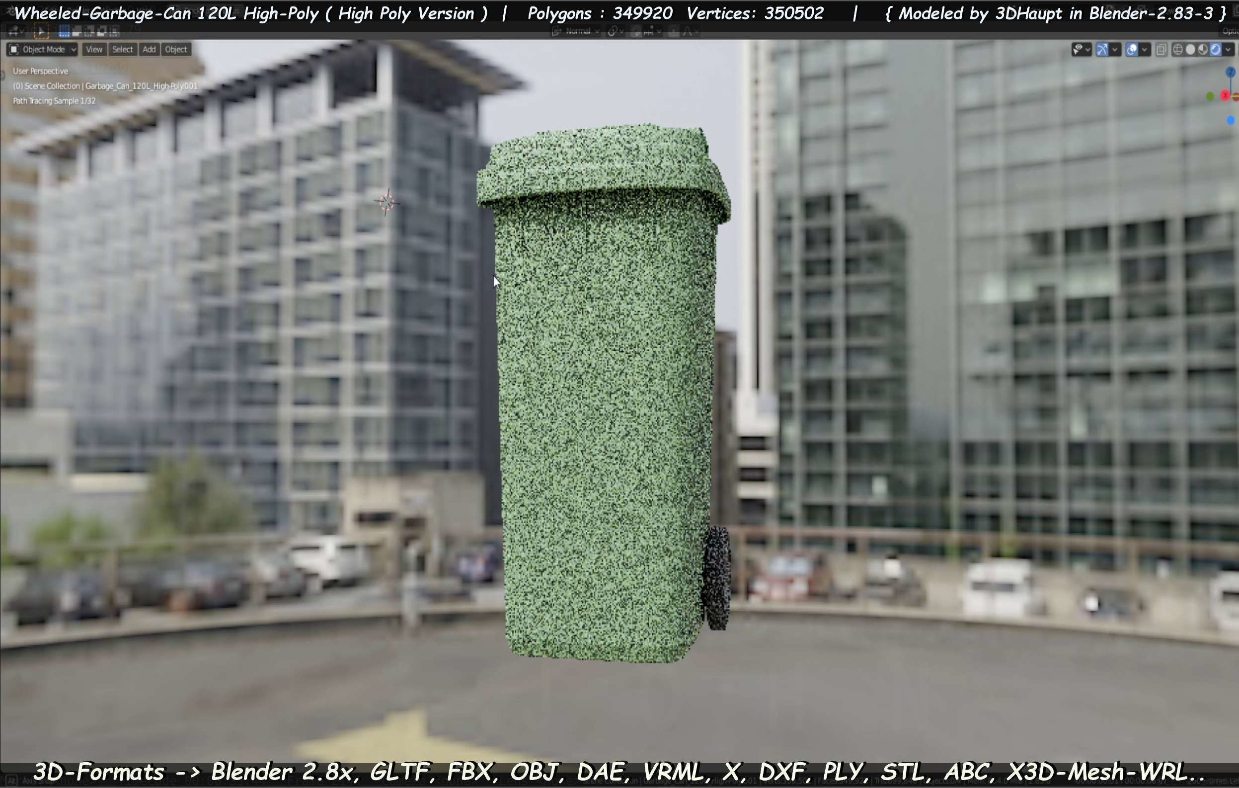 Wheeled-Garbage-Can 120L High-Poly 3D model_71