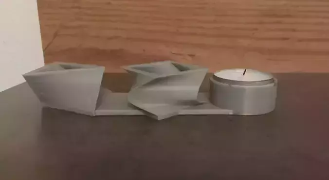 Centerpiece tea light holder 3D print model