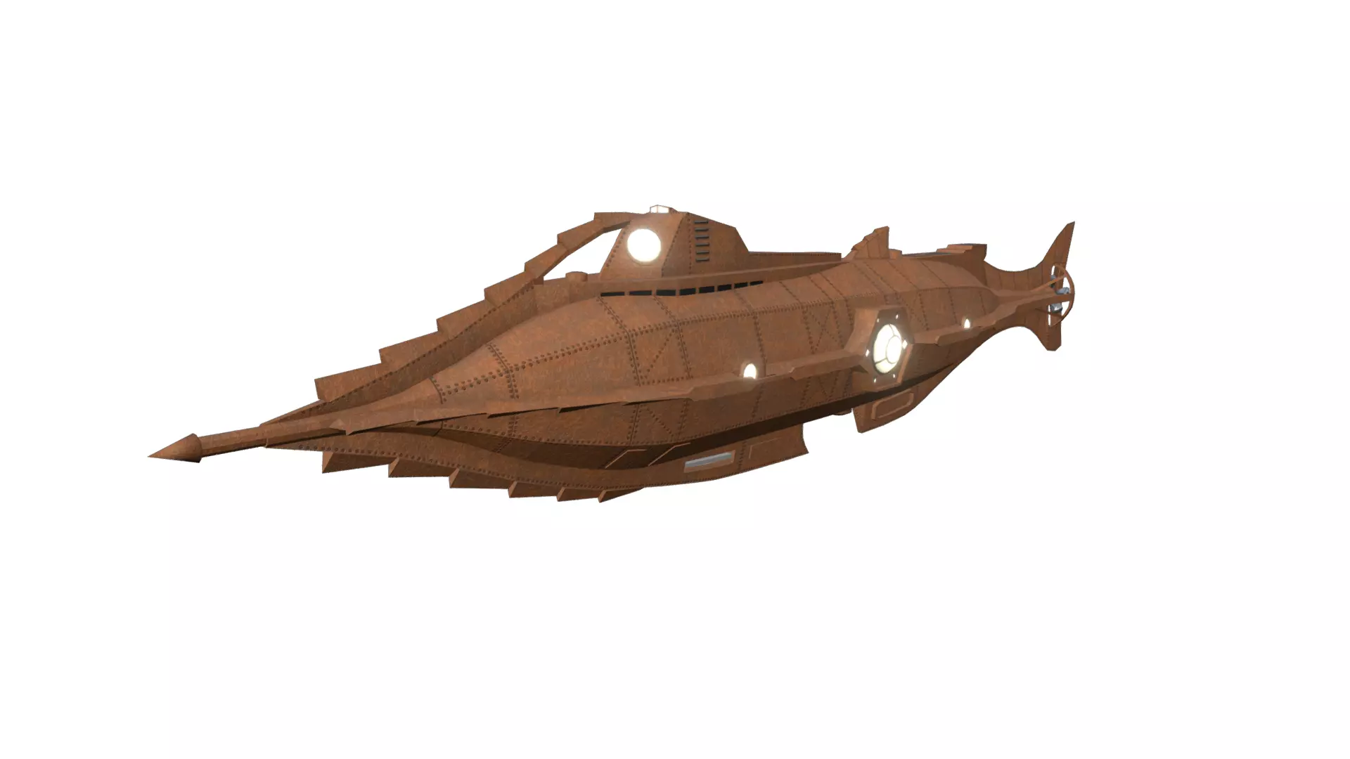 Nautilus submarine 3D model_0