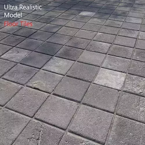  Floor Tiles Low-poly 3D model