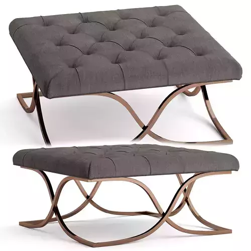 Solene X Base Square Ottoman by iNSPIRE Q