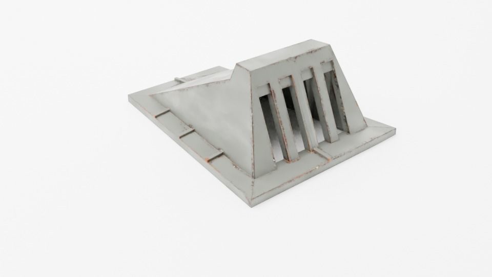 Star Wars Yavin 4 Hangar light - 1-6 scale Hottoys 3D print model_7