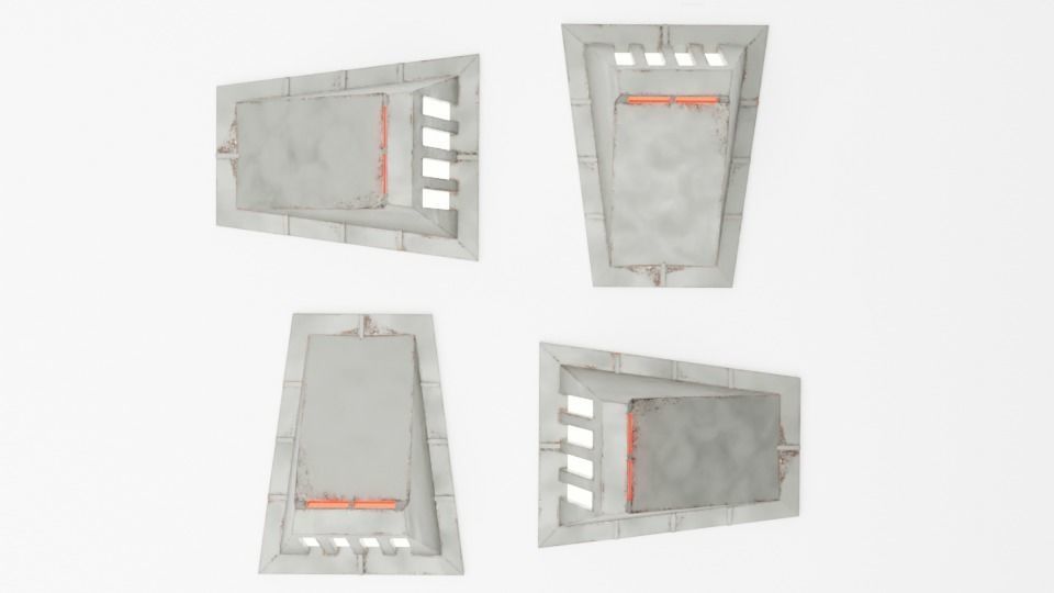 Star Wars Yavin 4 Hangar light - 1-6 scale Hottoys 3D print model_4