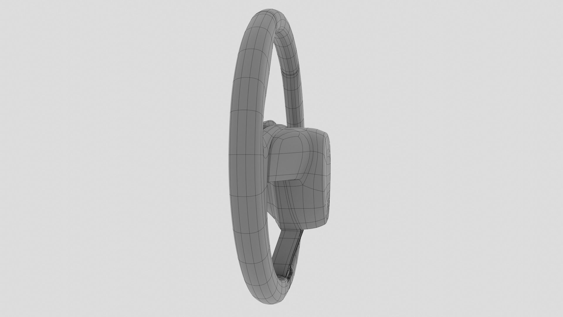 Skoda Steering Wheel 3D model_22