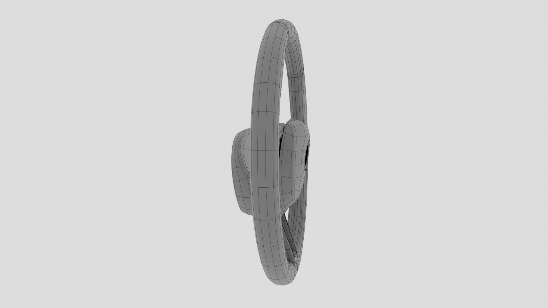 Skoda Steering Wheel 3D model_28
