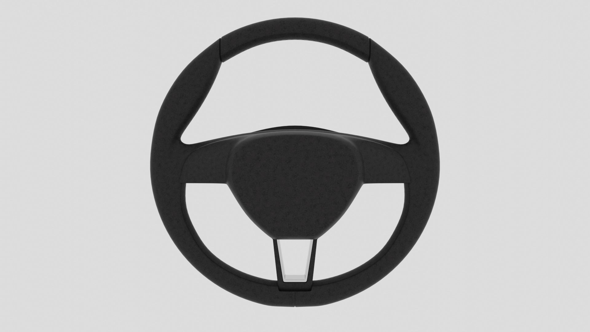Skoda Steering Wheel 3D model_4