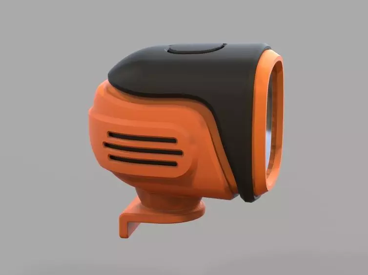 Rechargeable Lamp Search-Light Head-Light 3D print model