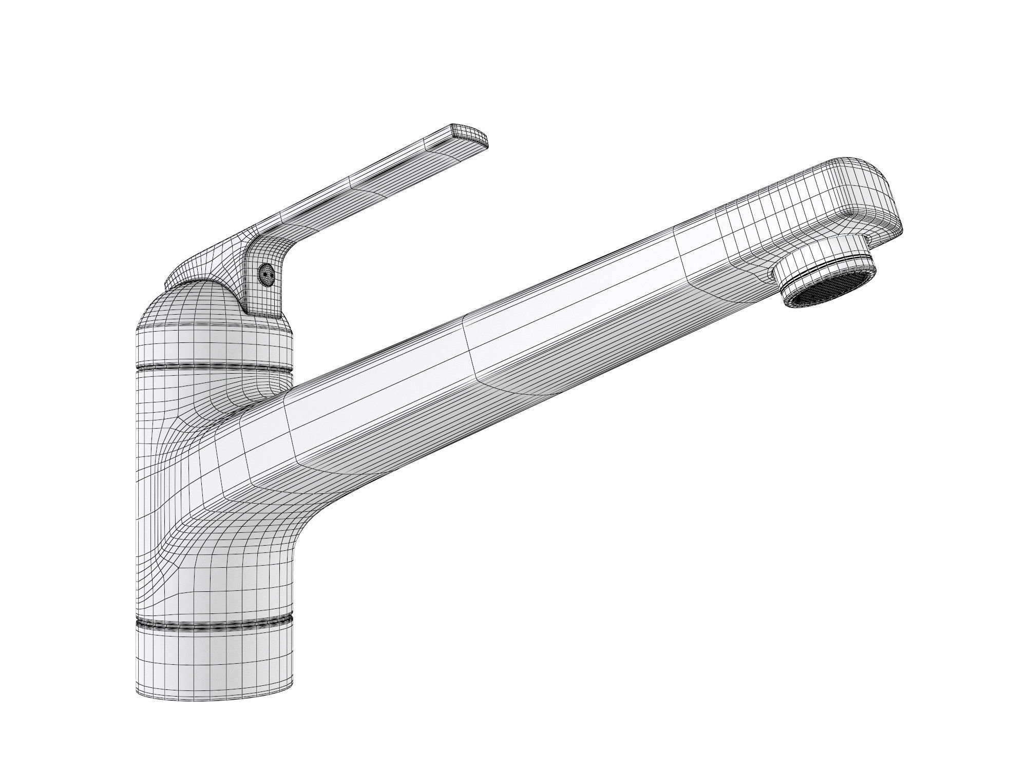 Kitchen Faucet 3D model_1