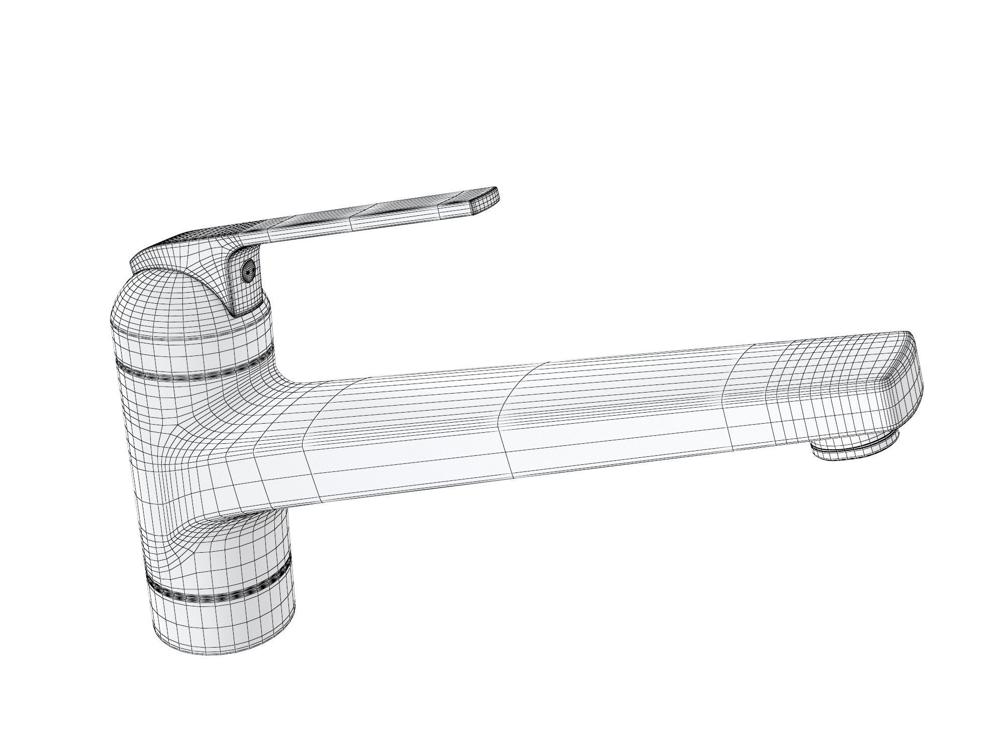 Kitchen Faucet 3D model_5