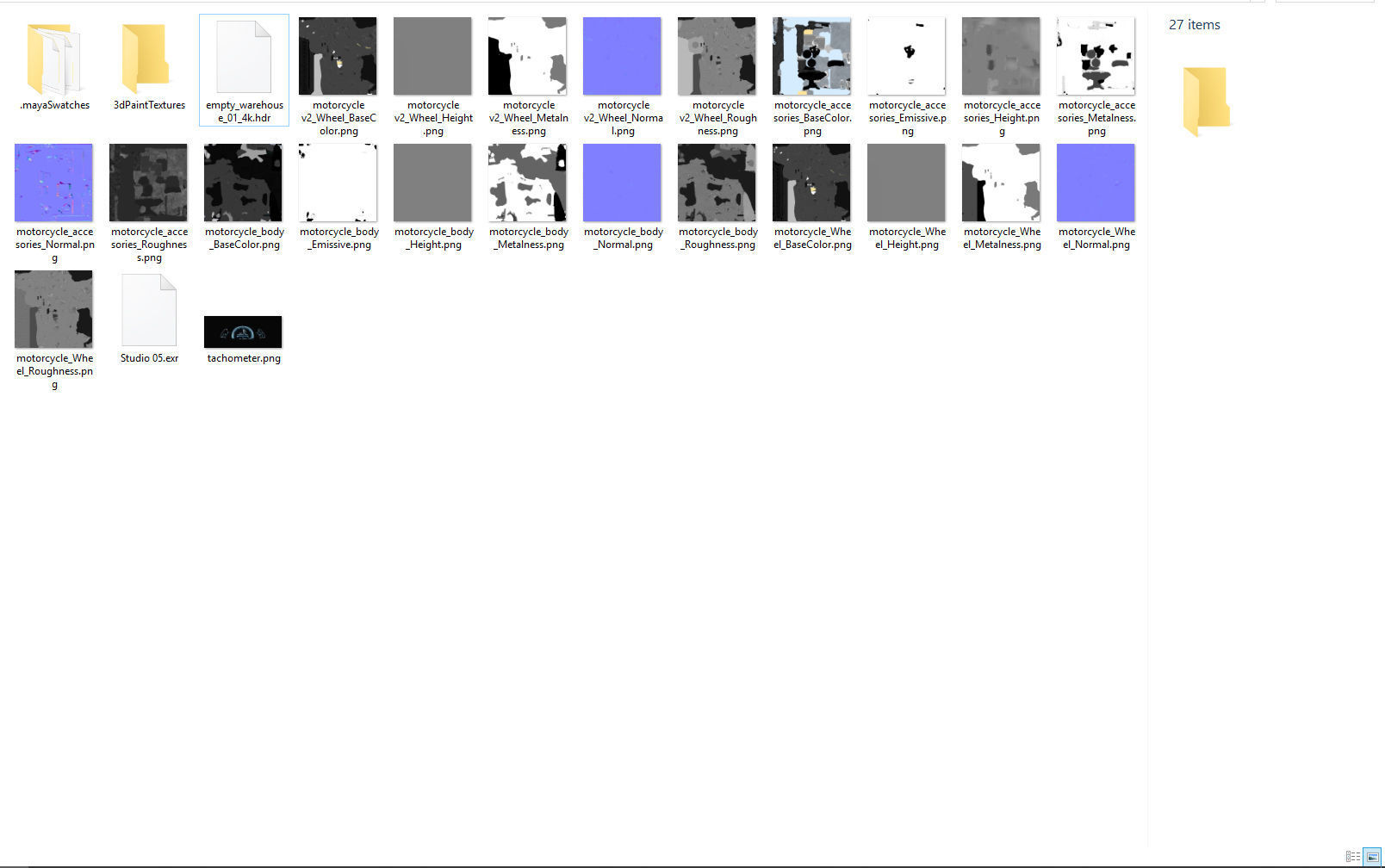 Sci Fi futuristic motorcycle 3D model_34