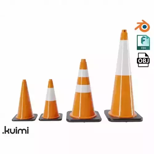 Cones Pack 003 3D model