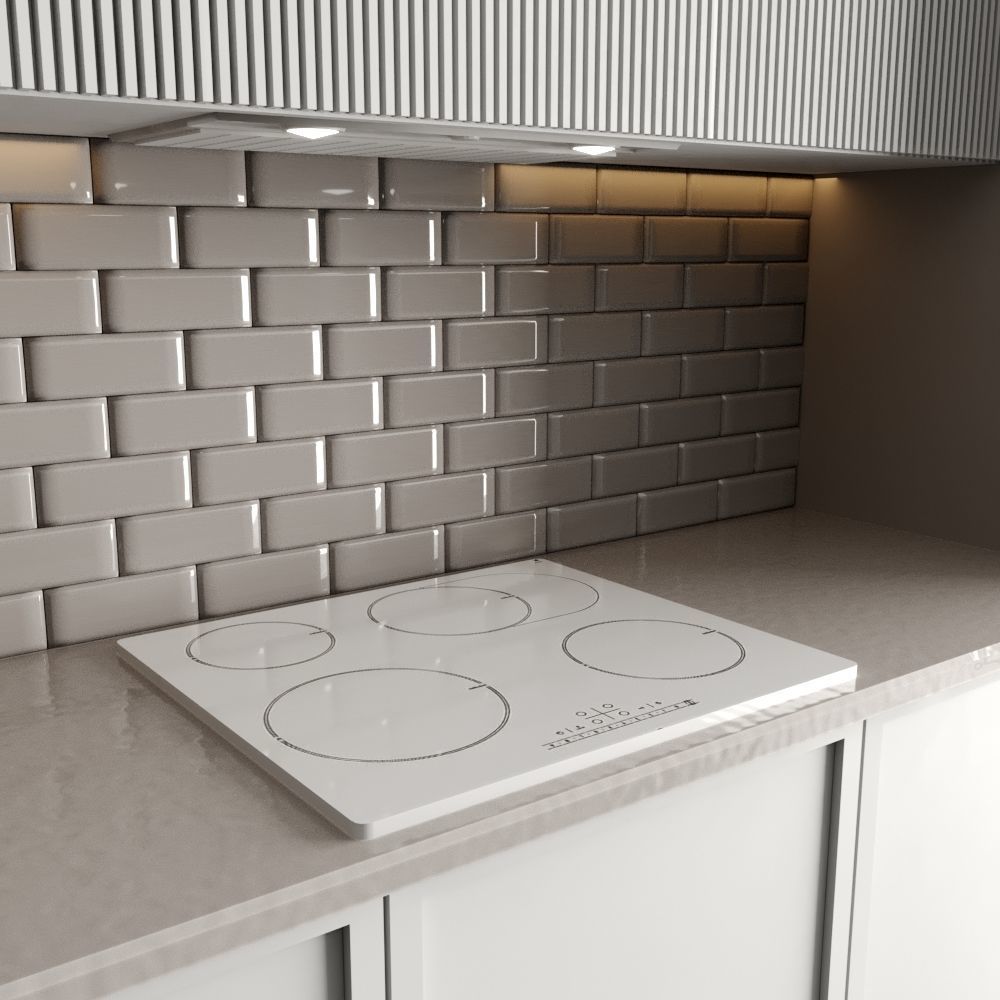 modern kitchen 3D model_2