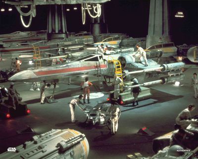 Star Wars Yavin 4 Hangar light - 1-48 scale Legion 3D print model_27