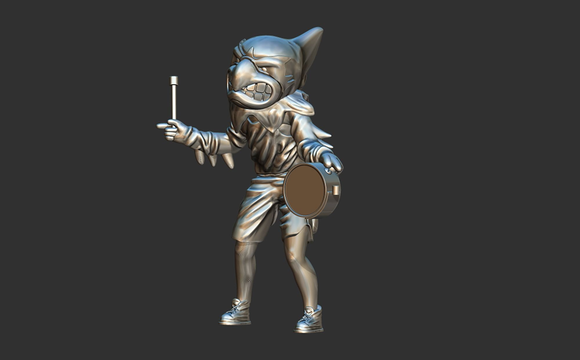 Cy the Cardinal 3D print model_6
