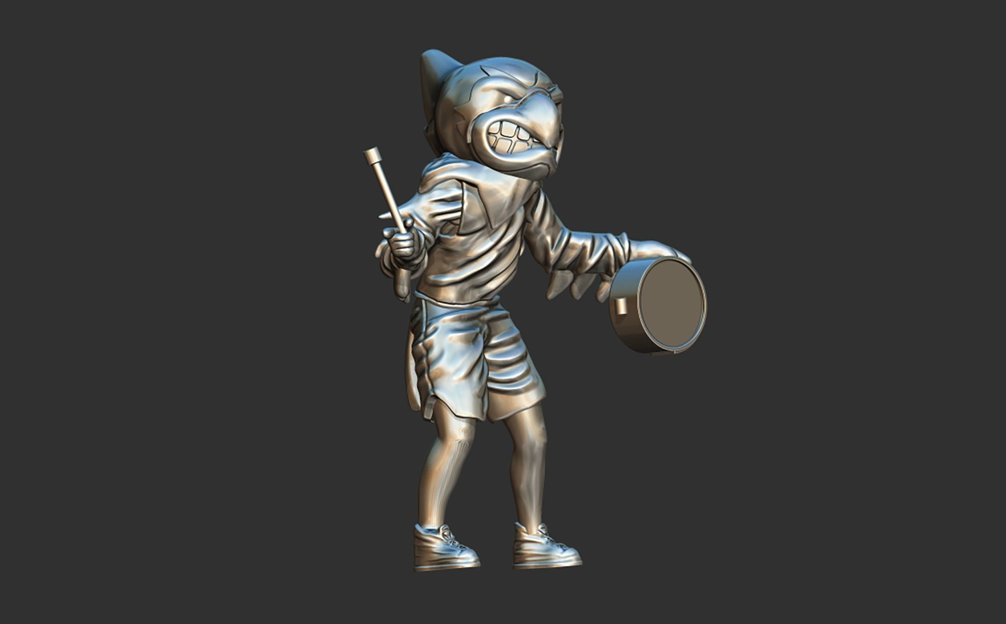 Cy the Cardinal 3D print model_1