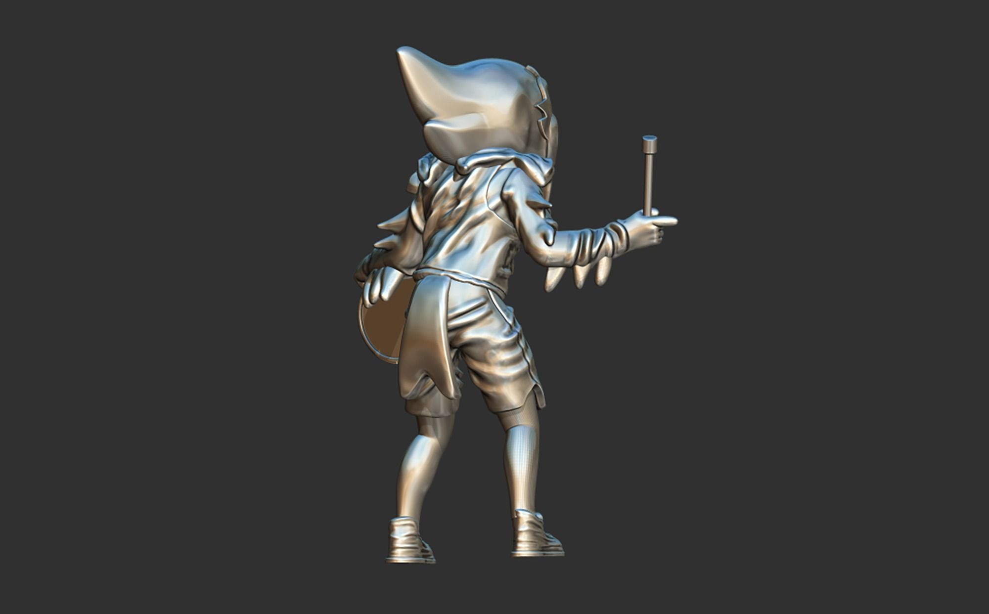 Cy the Cardinal 3D print model_3