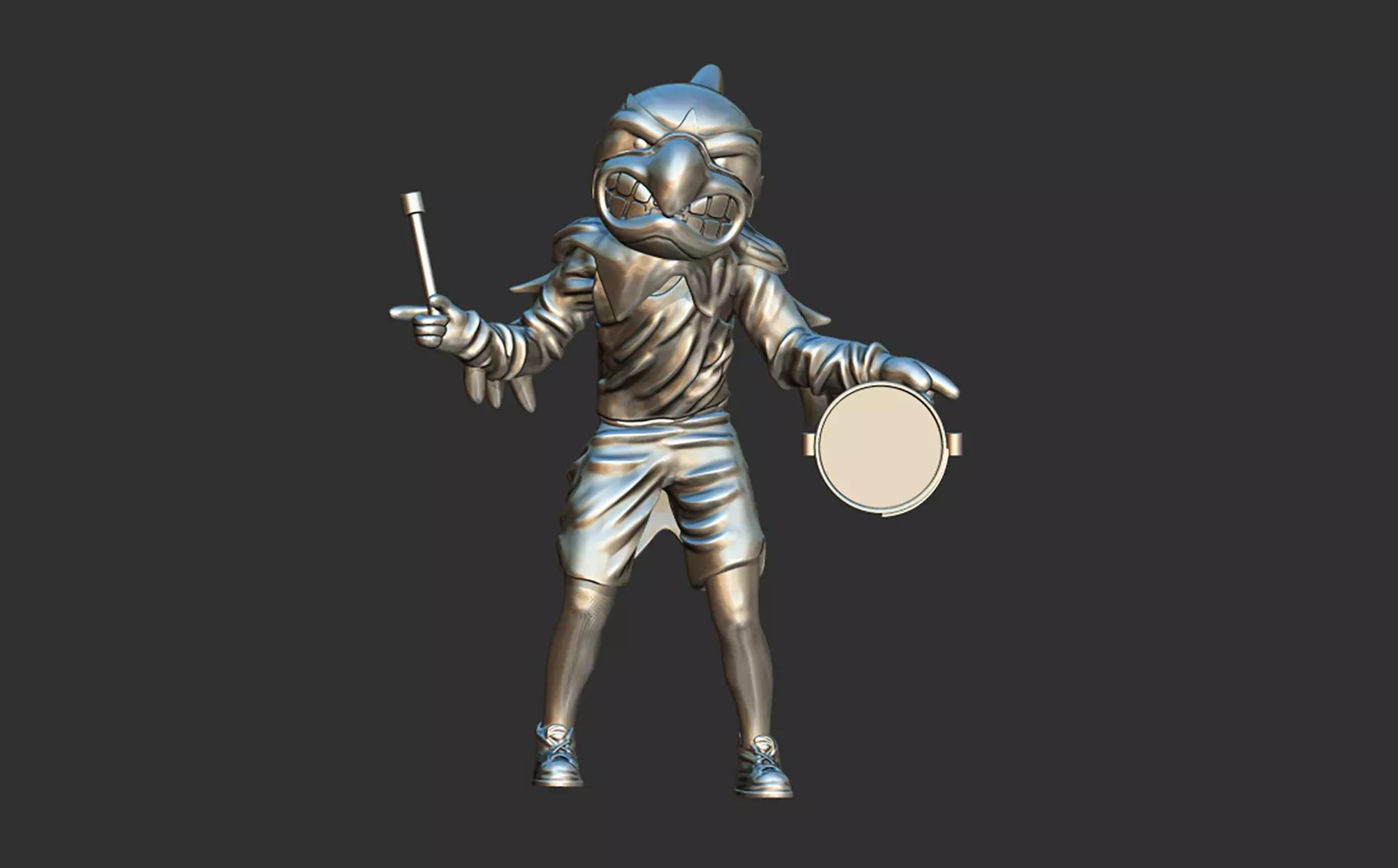 Cy the Cardinal 3D print model_0