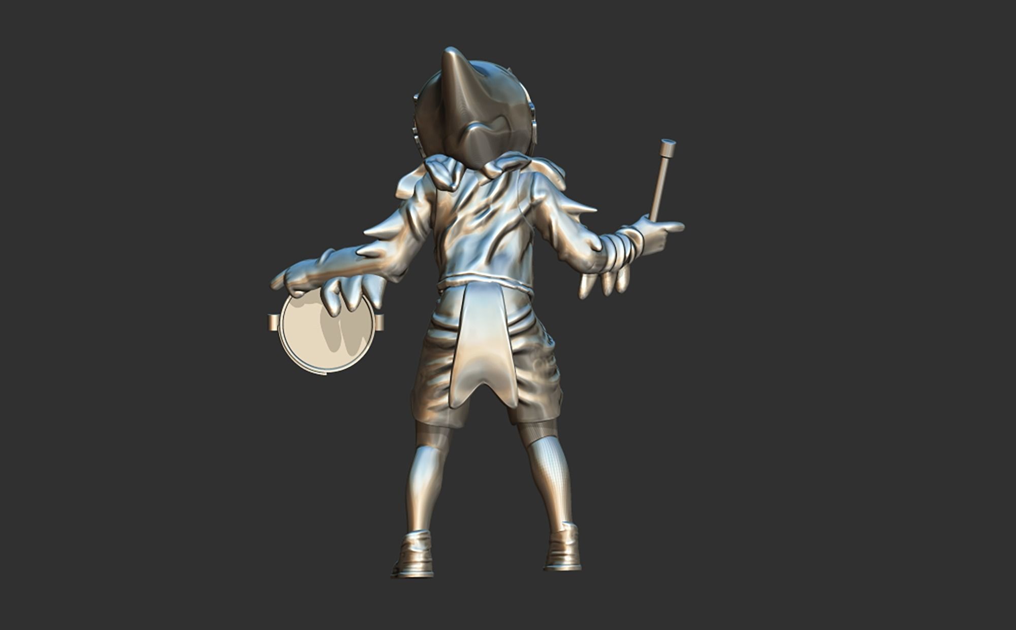 Cy the Cardinal 3D print model_4