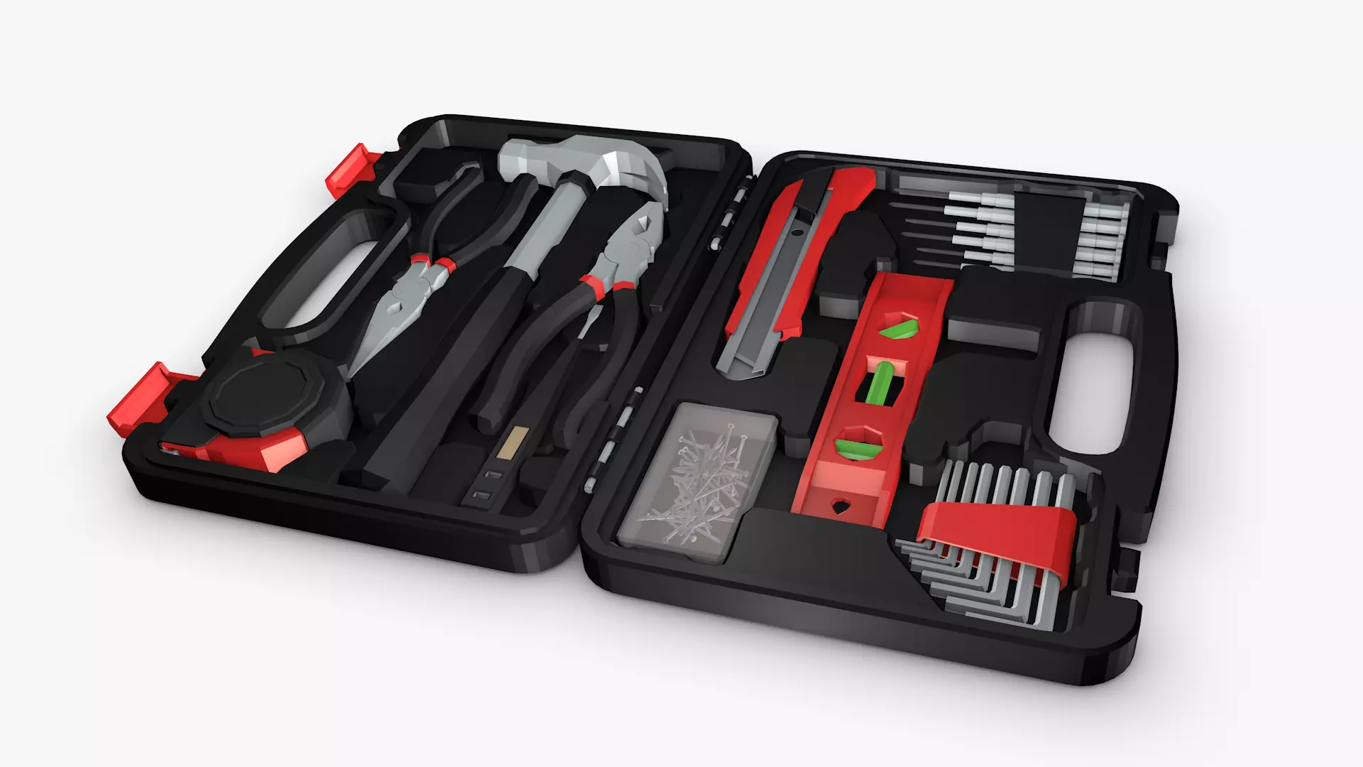 Low Poly Toolkit tool kit 3D model | CGTrader