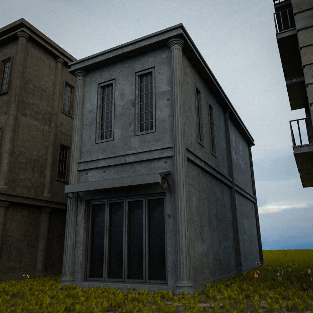 CITY STREET SCENE WITH ALL THE ASSET Low-poly 3D model_32