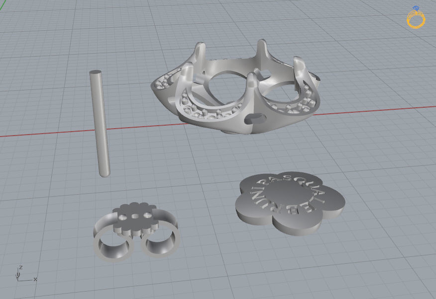 Pasquale Bruni  Earrings 3D print model_8