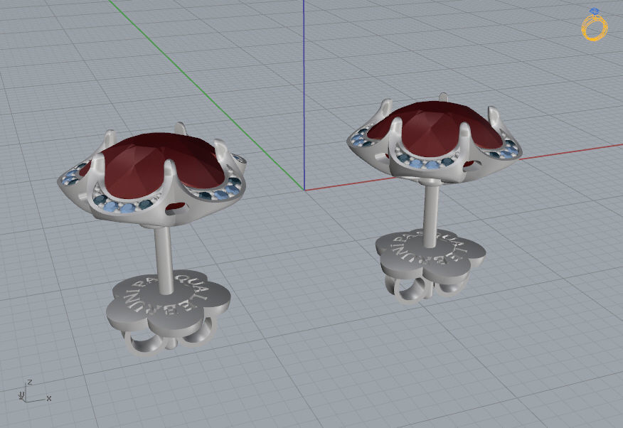 Pasquale Bruni  Earrings 3D print model_12