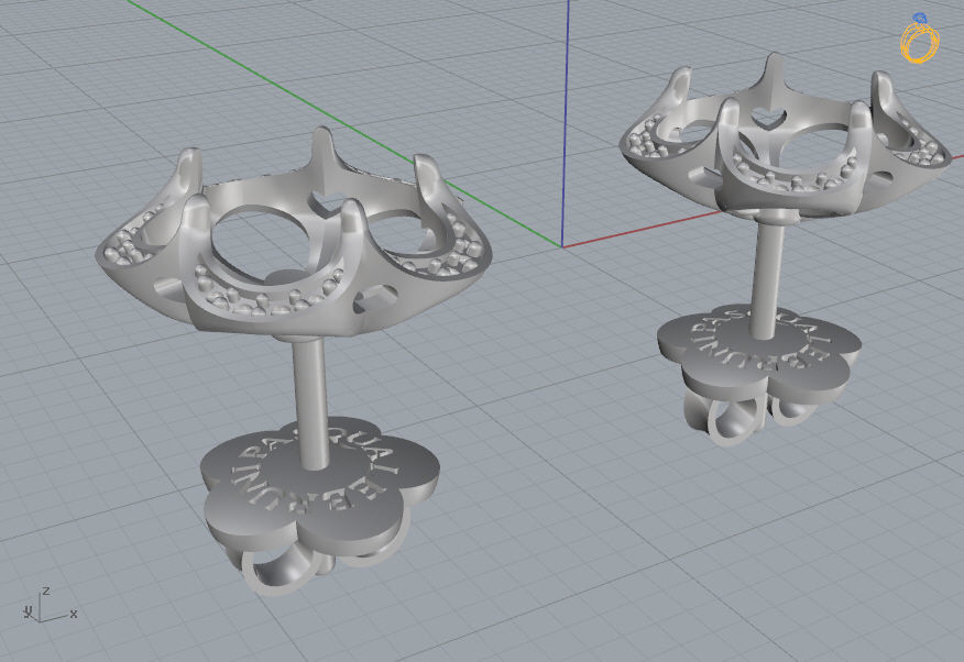 Pasquale Bruni  Earrings 3D print model_13
