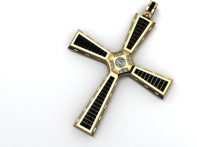 Black Cross 3D print model
