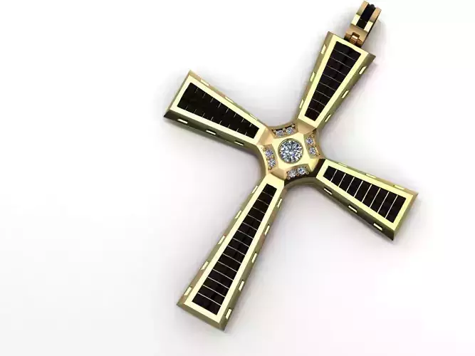 Black Cross 3D print model