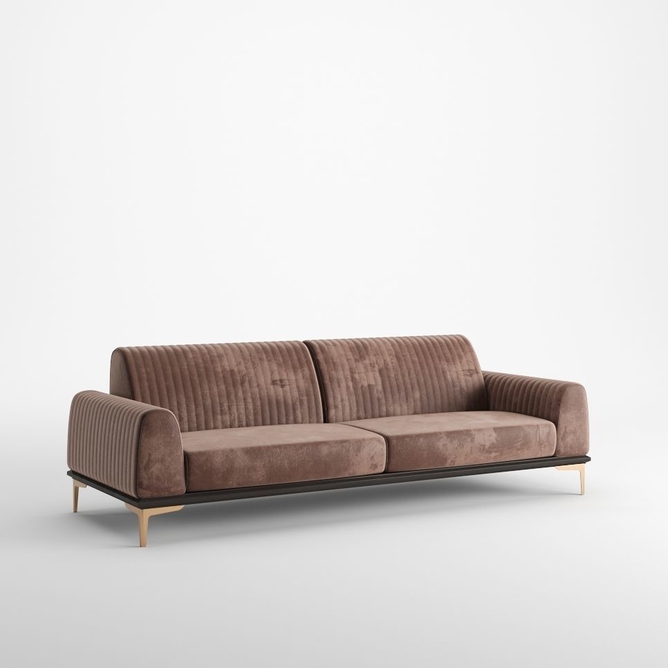 Nirvana Sofa Low-poly 3D model_1
