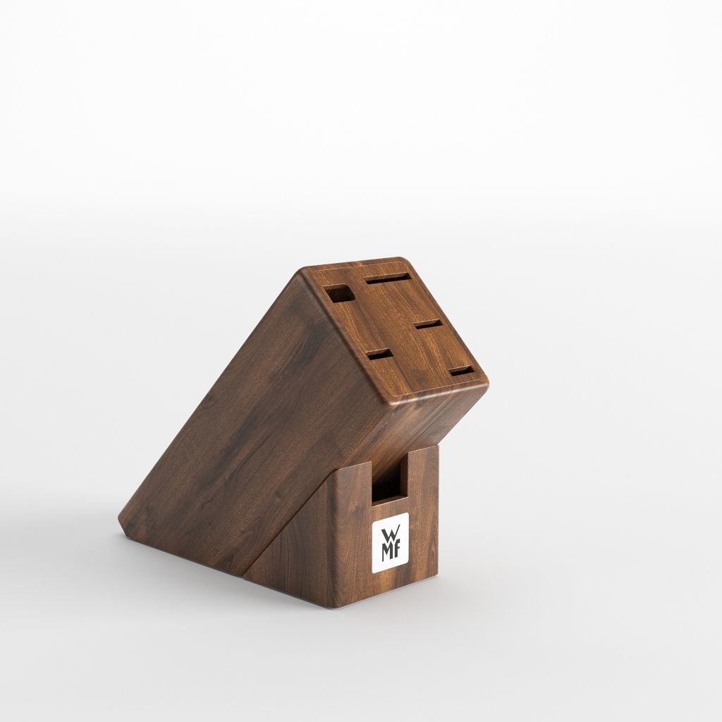 WMF Knife Block Low-poly 3D model_3