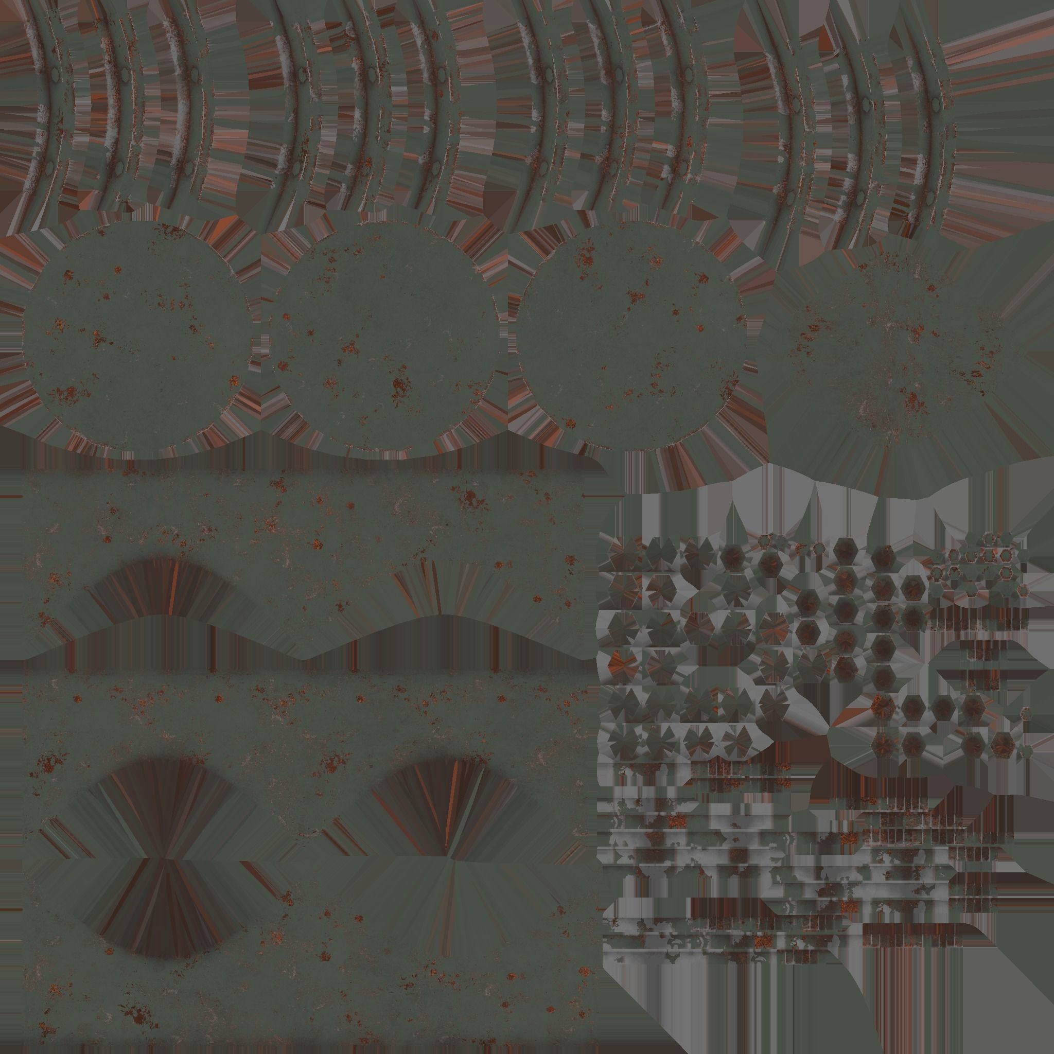 tejuncao old rusty pipe Free low-poly 3D model_1