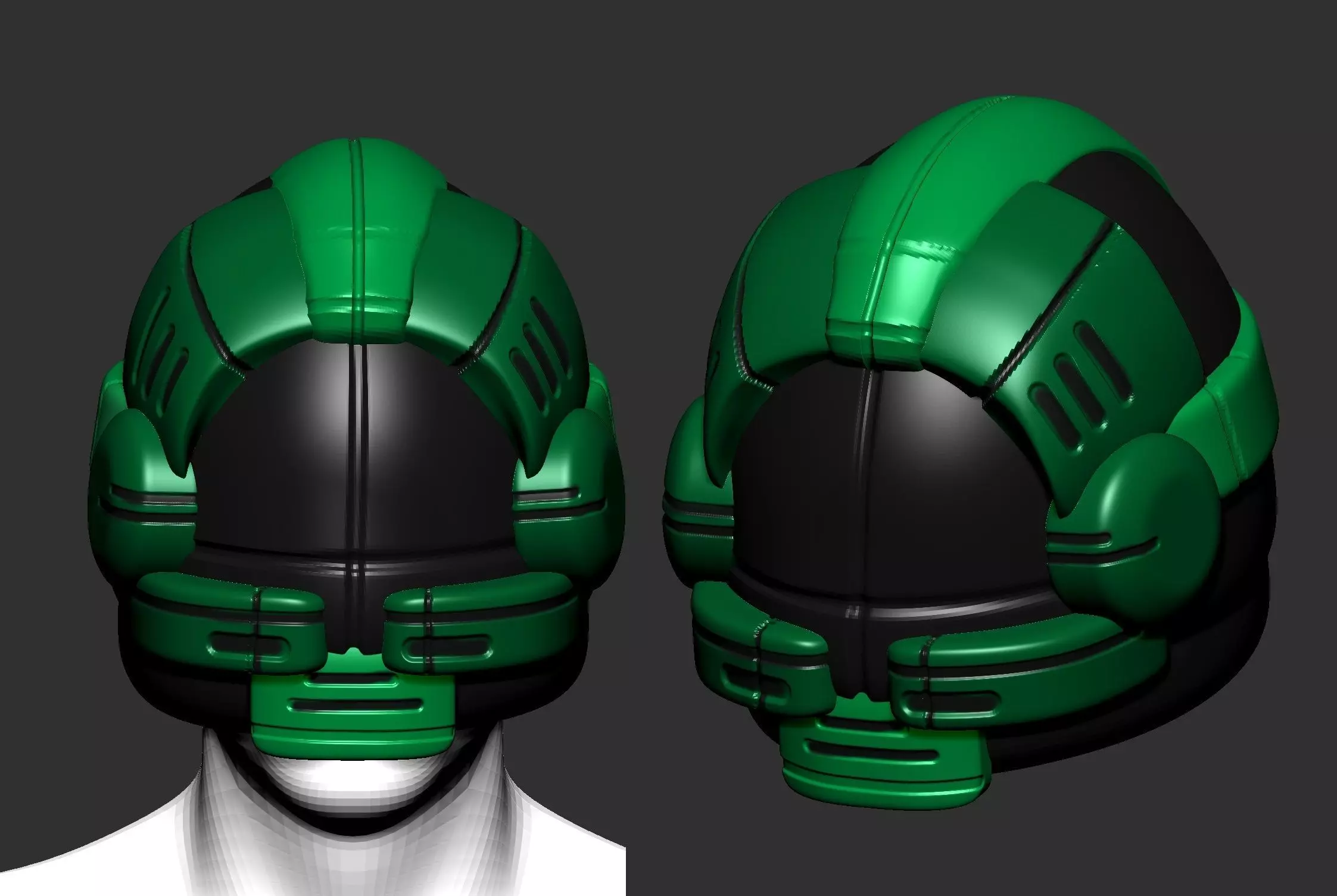 helmet high poly sculpt 3d printable 3D model