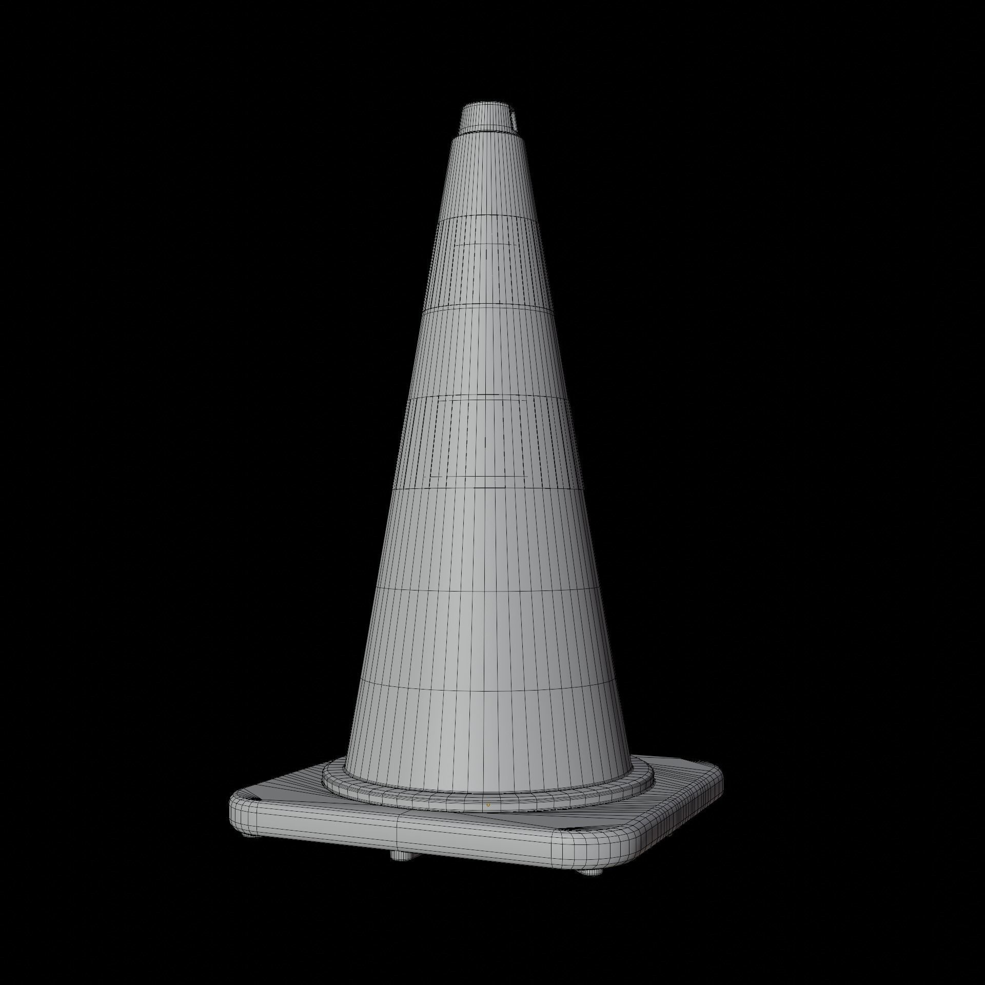 Cone 75 cm 003 3D model_7
