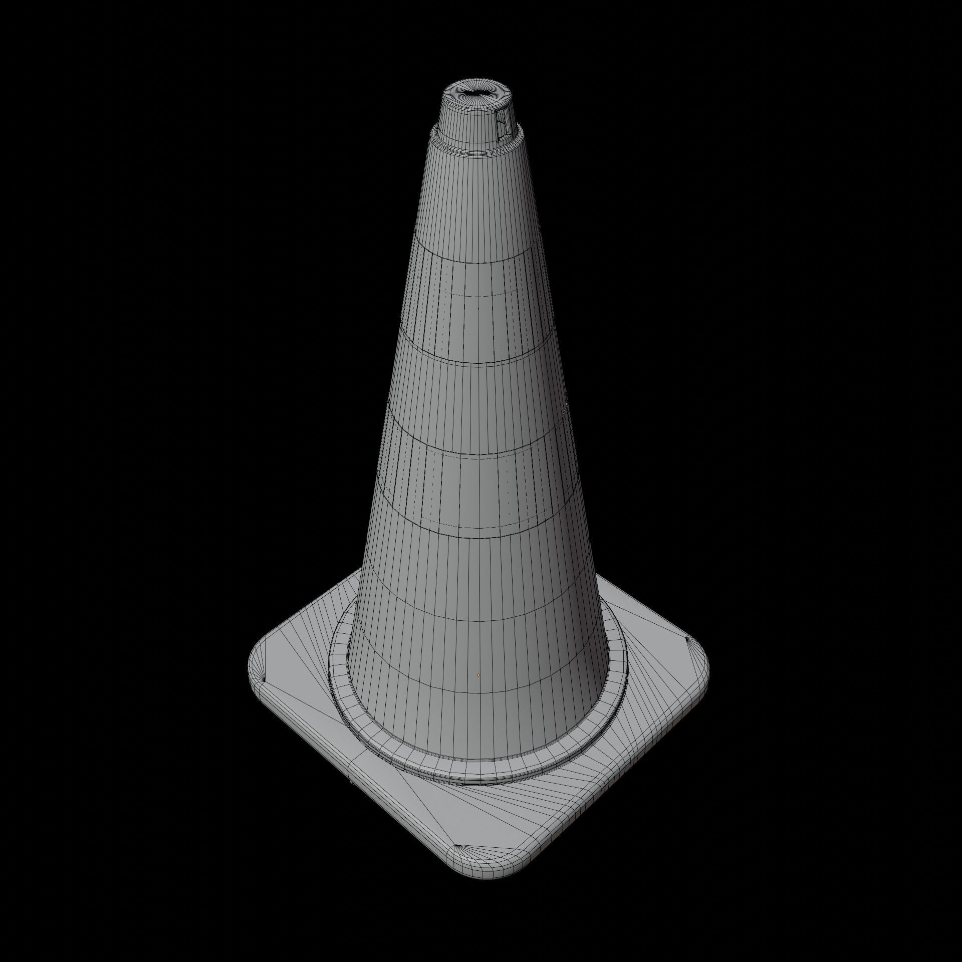 Cone 75 cm 003 3D model_8