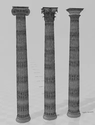 Basic Greek Columns 3d printing 3D print model