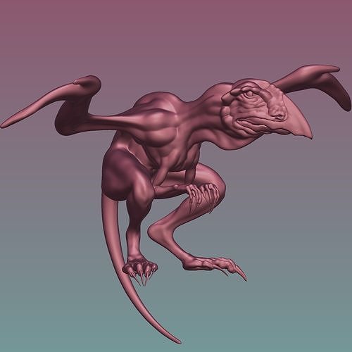 Zu birdi 3D model