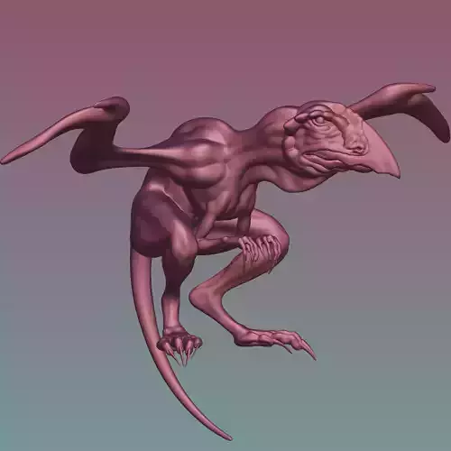 Zu birdi 3D model