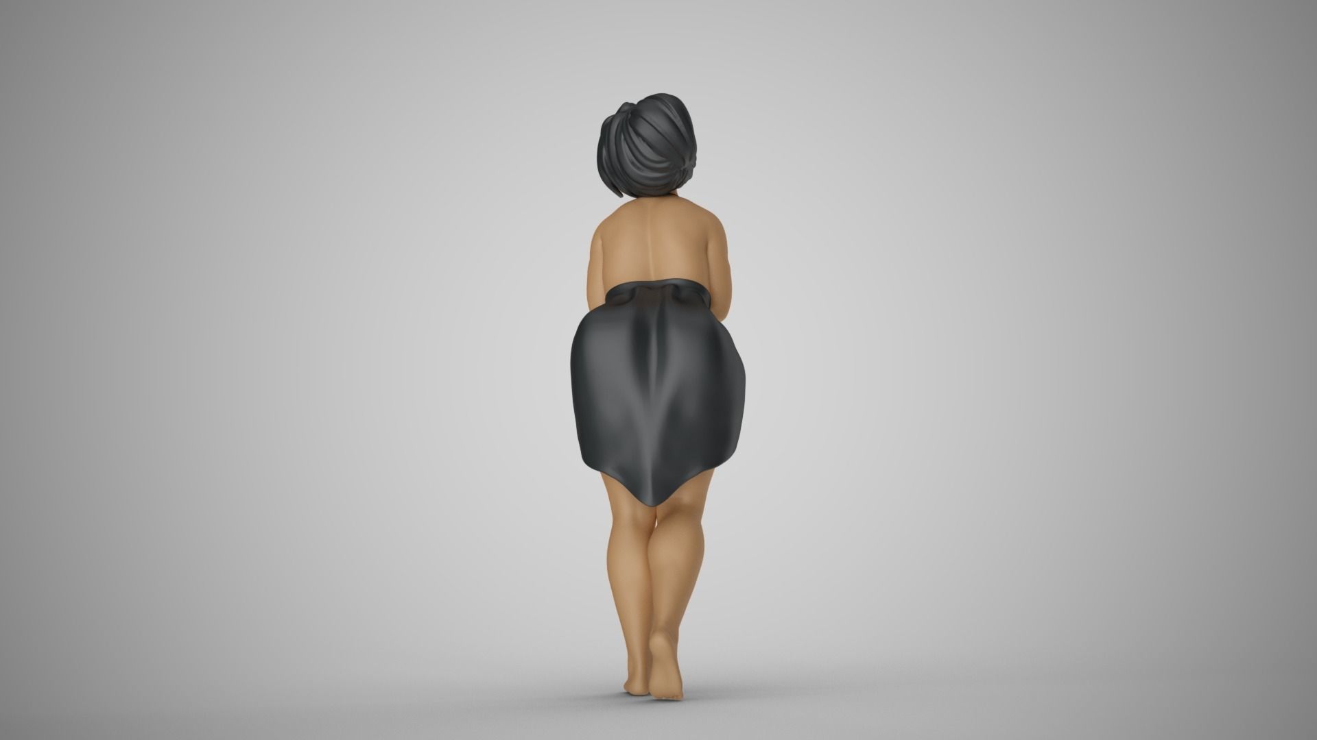 Curvaceous Girl 3D print model_8