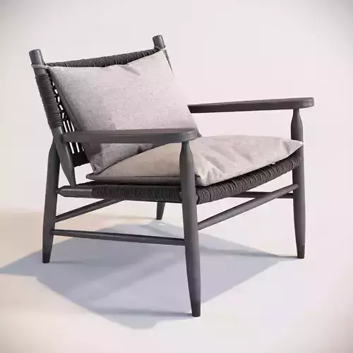 flexform tessa outdoor armchair 3D model