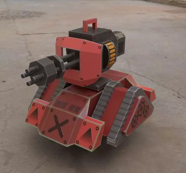 Tank EN09 3D model_0